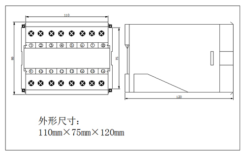 NKB-28S 塑壳型功率变送器(图1)